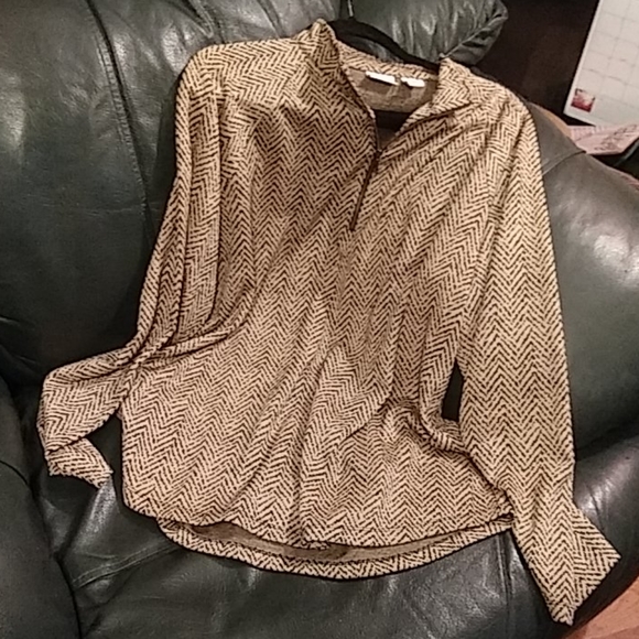 Chico's Tops - A Weekend's by Chico's herringbone tunic